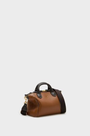 Algo Prestado Handbag Purificacion Garci Women Toffee Crossbody Bags - Image 2