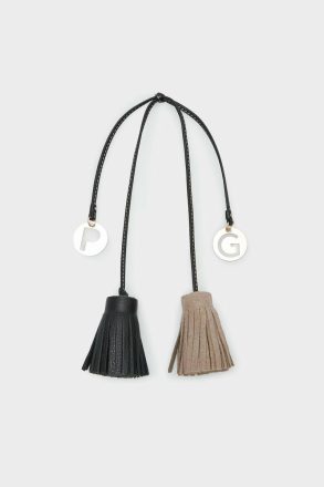As De Picas Charm Black/Taupe Charms And Straps Purificacion Garci Women