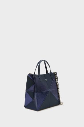 Atlantic Blue Origami Crossbody Bag Women Purificacion Garci Crossbody Bags - Image 2