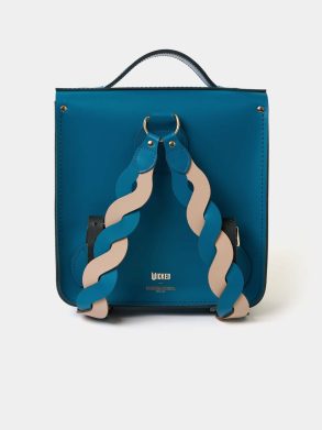 Backpacks Cambridge Satchel The Small Portrait Backpack - Shiz Blue With Bi-Colour Twisted Strap Women - Image 5