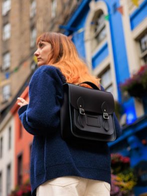 Backpacks Cambridge Satchel Women The Small Portrait Backpack - Black - Image 2