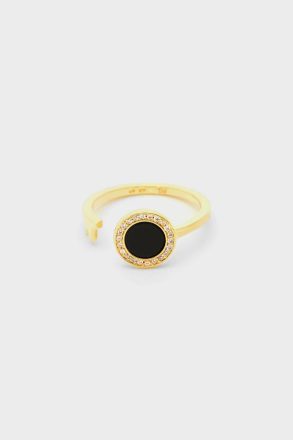 Black/Gold Women Rings Keys Ring Purificacion Garci