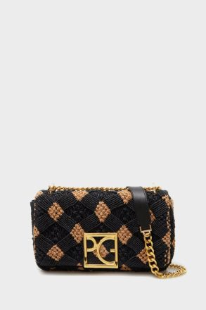Black Homenaje Acolchado Crossbody Bag Shoulder Bags Women Purificacion Garci