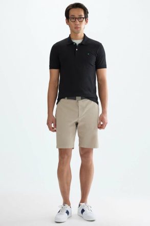 Black Polo Shirts Piqué Slim Fit Polo Shirt Men Purificacion Garci - Image 4