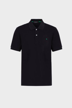 Black Polo Shirts Piqué Slim Fit Polo Shirt Men Purificacion Garci - Image 5