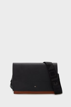 Black Tándem Flap Shoulder Bag Purificacion Garci Crossbody Bags Women