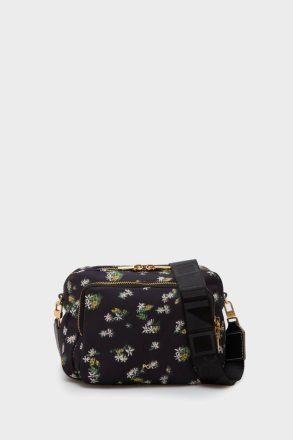 Black Women Purificacion Garci Crossbody Bags Nylon Crossbody Bag