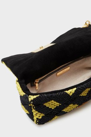 Blue Shoulder Bags Purificacion Garci Homenaje Acolchado Crossbody Bag Women - Image 3