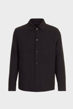 Brown Linen Cotton Textured Overshirt Purificacion Garci Outerwear Men - Image 5