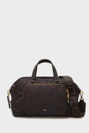 Brown Purificacion Garci Nylon Crossbody Bag Women Handbags