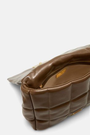 Brown Purificacion Garci Women Shoulder Bags Homenaje Acolchado Shoulder Bag - Image 3