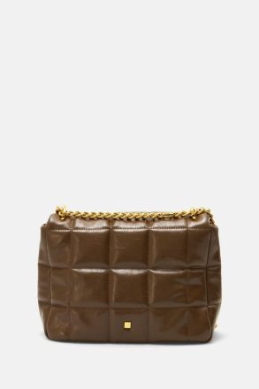 Brown Purificacion Garci Women Shoulder Bags Homenaje Acolchado Shoulder Bag - Image 4