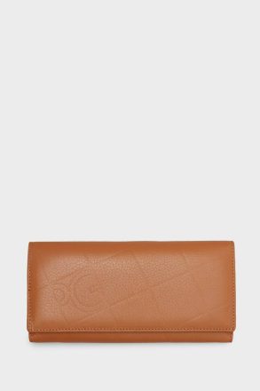 Brown Purificacion Garci Women Stamp American Wallet Large Wallets