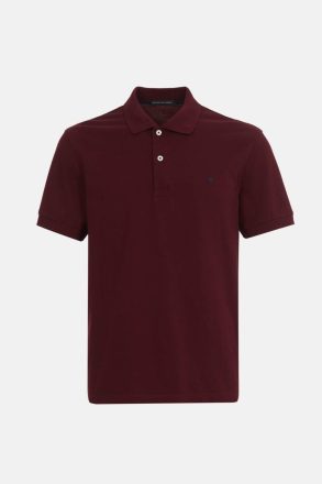 Burgundy Purificacion Garci Piqué Polo Shirt Men Polo Shirts - Image 5