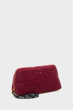 Burgundy Purificacion Garci Women Pouches And Wash Bags Nylon Wash Bag - Image 2