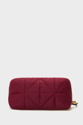 Burgundy Purificacion Garci Women Pouches And Wash Bags Nylon Wash Bag - Image 4