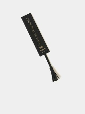 Cambridge Satchel Crossbody Women The Bookmark - Black With Gold Foiling - Image 2