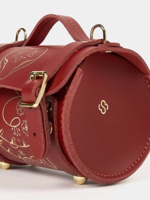 Cambridge Satchel Crossbody Women The Micro Bowls Bag - Year Of The Snake Red - Image 3