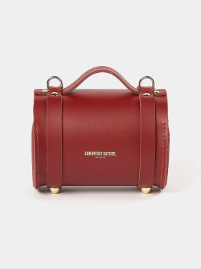 Cambridge Satchel Crossbody Women The Micro Bowls Bag - Year Of The Snake Red - Image 5