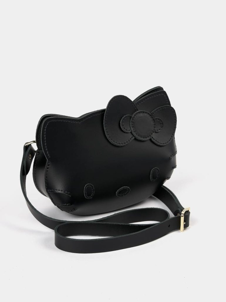 Cambridge Satchel Crossbody Women The Mini Hello Kitty Face Bag - Black - Image 3