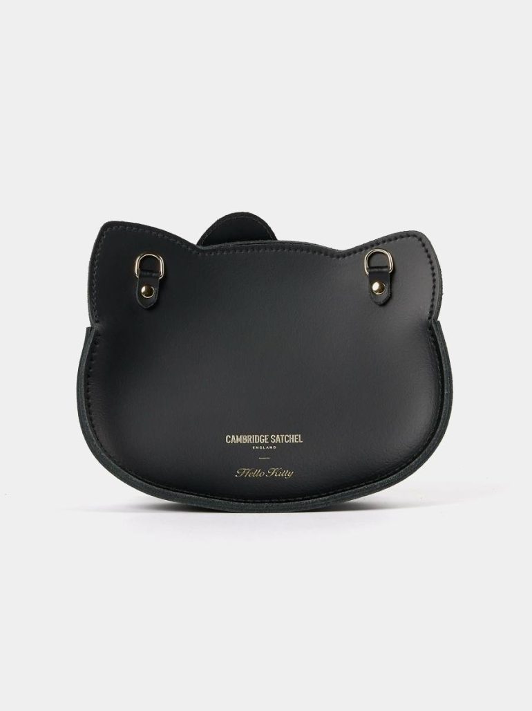 Cambridge Satchel Crossbody Women The Mini Hello Kitty Face Bag - Black - Image 4