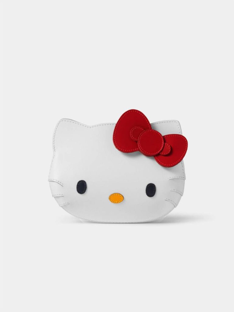 Cambridge Satchel Crossbody Women The Mini Hello Kitty Face Bag - Brilliant White