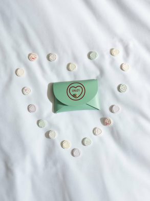 Cambridge Satchel Crossbody Women The Mini Purse - Love Hearts Mint Green - Image 2