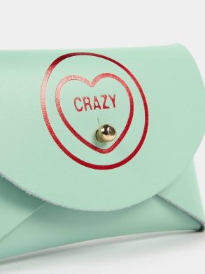 Cambridge Satchel Crossbody Women The Mini Purse - Love Hearts Mint Green - Image 3