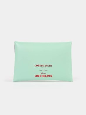 Cambridge Satchel Crossbody Women The Mini Purse - Love Hearts Mint Green - Image 4