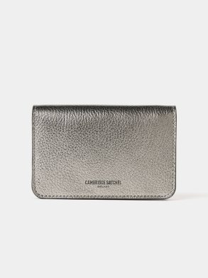 Cambridge Satchel Crossbody Women The Small Push Lock Purse - Steel Madras Grain - Image 2