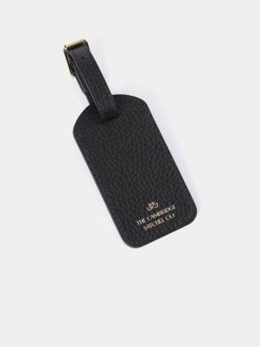 Cambridge Satchel Small Goods Women The Luggage Tag - Black Calf Grain - Image 2