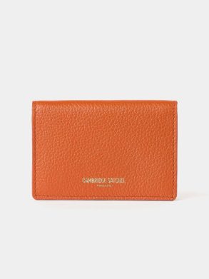 Cambridge Satchel The Double Credit Card Holder - Ochre With Tartan Madras Grain Women Crossbody