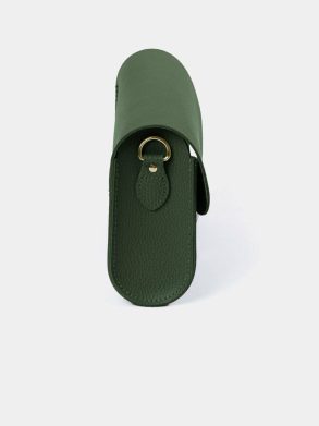 Cambridge Satchel The Large Pushlock - Racing Green Celtic Grain Women Crossbody - Image 4