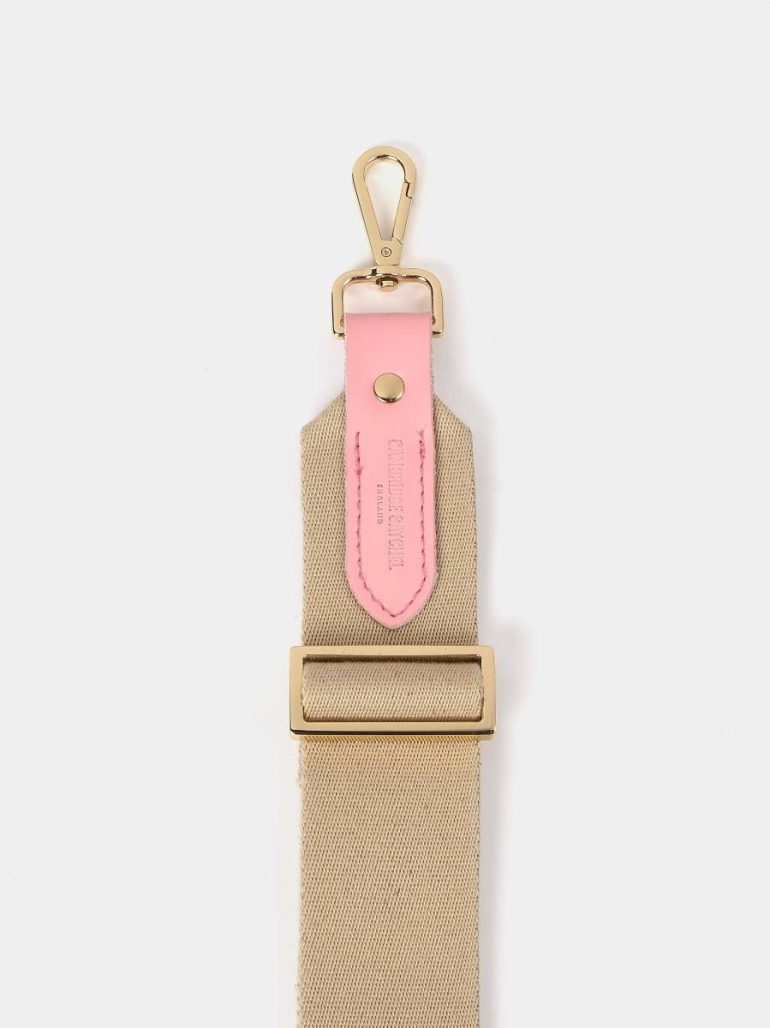 Cambridge Satchel The Webbing Shoulder Strap - Sand & Pink Icing Women Crossbody - Image 2