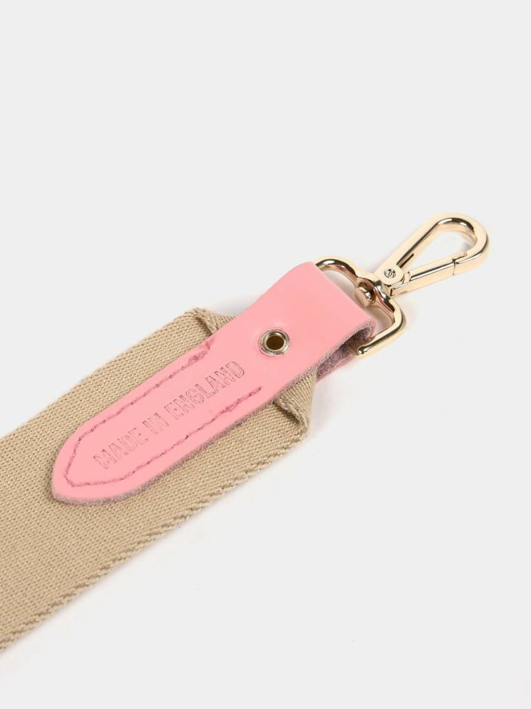 Cambridge Satchel The Webbing Shoulder Strap - Sand & Pink Icing Women Crossbody - Image 4