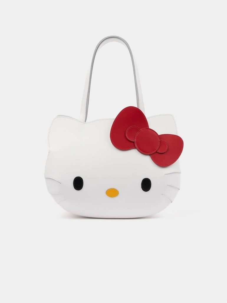 Cambridge Satchel Tote Bags Women The Hello Kitty Face Tote - Brilliant White