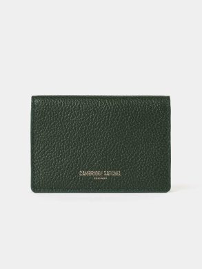 Cambridge Satchel Women Crossbody The Double Credit Card Holder - Ivy With Tartan Madras Grain