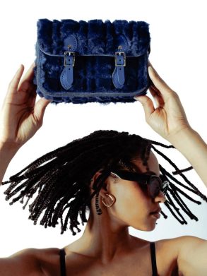 Cambridge Satchel Women The Little One - Electric Blue Merino Small Bags - Image 2