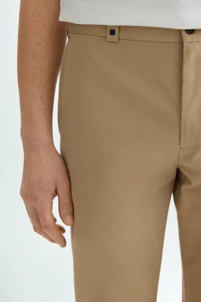 Camel Cotton Twill Regular Fit Chino Trousers Purificacion Garci Trousers Men - Image 2