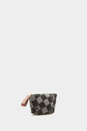 Canvas Cube Denim S Wash Bag Women Black Pouches And Wash Bags Purificacion Garci - Image 2