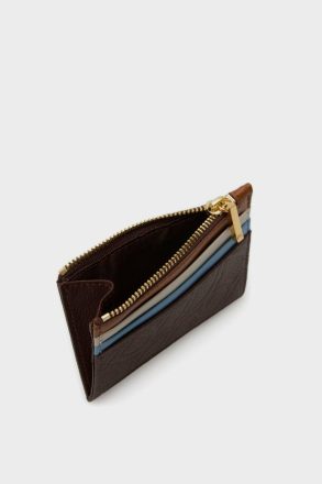 Card Holders And Coin Purses Brown Tándem Zipped Card Holder Purificacion Garci Women - Image 2