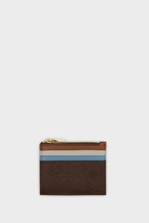 Card Holders And Coin Purses Brown Tándem Zipped Card Holder Purificacion Garci Women