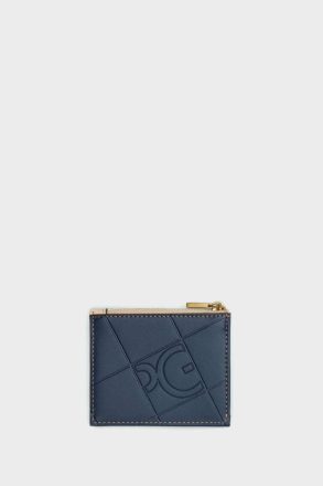 Card Holders And Coin Purses Combinacion Unica Zipped Card Holder Purificacion Garci Atlantic Blue/Gardenia Women - Image 3