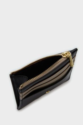 Card Holders And Coin Purses Origami Zipped Card Holder Purificacion Garci Women Black - Image 2