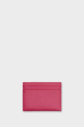 Card Holders And Coin Purses Purificacion Garci Fuchsia Pg Cube Leather Card Holder Women - Image 3