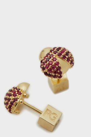 Catarina Earrings Earrings Gold/Red Purificacion Garci Women - Image 2