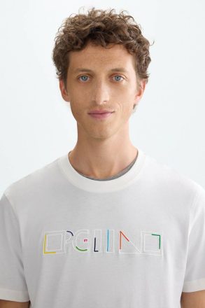 Cinta Pg Embroidered T-Shirt Purificacion Garci T-Shirts Ecru Men - Image 2