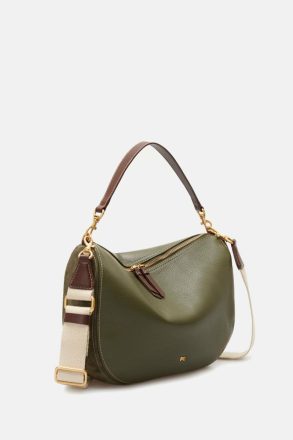 Combinación Única Half Moon Shoulder Bag Shoulder Bags Purificacion Garci Women Khaki - Image 2