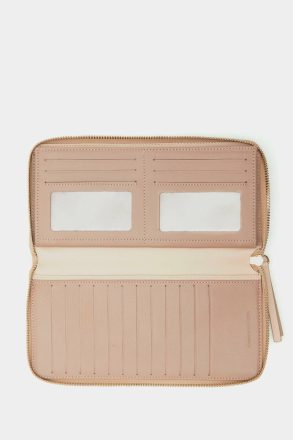 Combinación Única Zipped American Wallet Large Wallets Women Purificacion Garci Ecru - Image 2