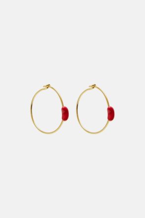 Confetti Hoop Earring Women Earrings Purificacion Garci Red